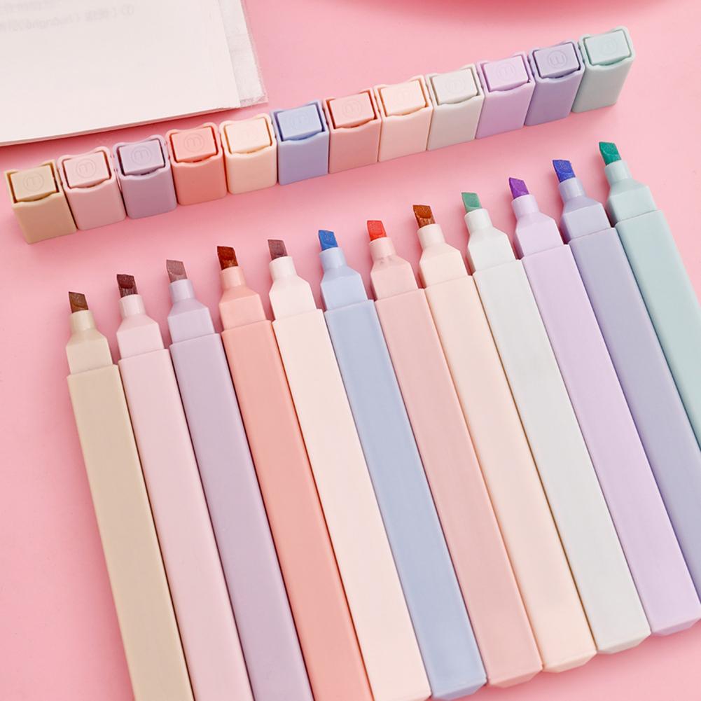 Spidol Warna-warni 6pcs Set Pe - Highlighter Set Pastel ulasan dan harga