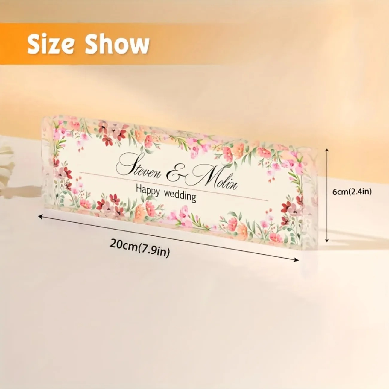 Papan Nama Meja Akrilik 2D yan - Desk Name Plate ulasan dan harga